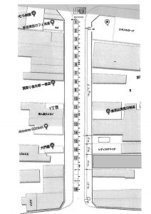 B 本町1丁目エリア ブース配置図